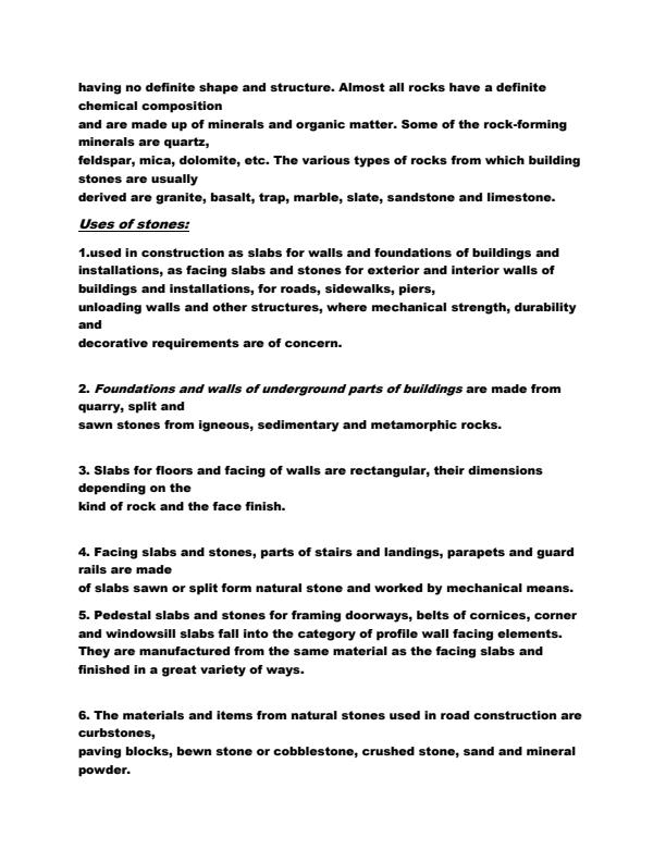 Page 4 – Construction Materials Notes – Kenyaplex