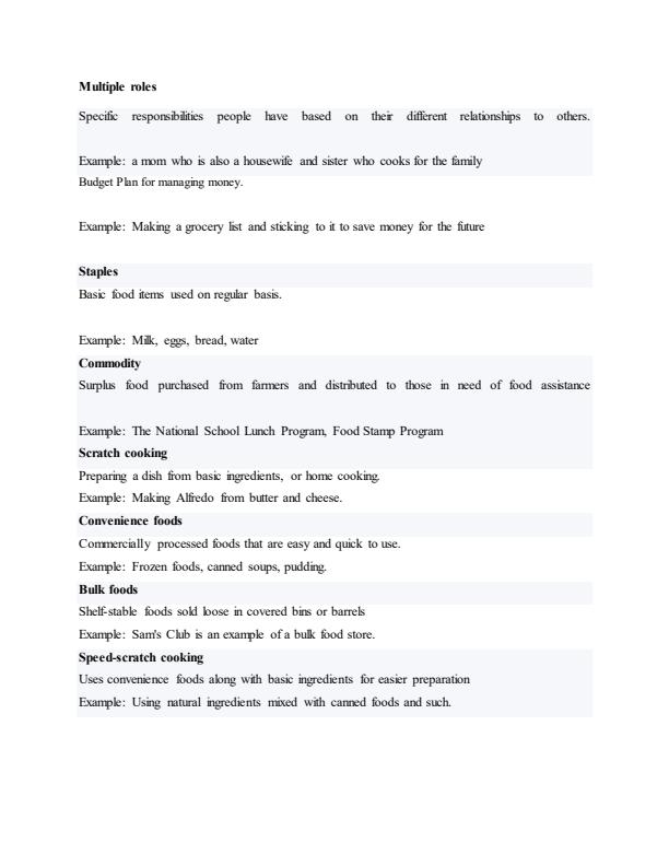 Page 3 – Certificate and Diploma in Nutrition and Dietetics: Meal Planning, Management and Service Notes – Kenyaplex