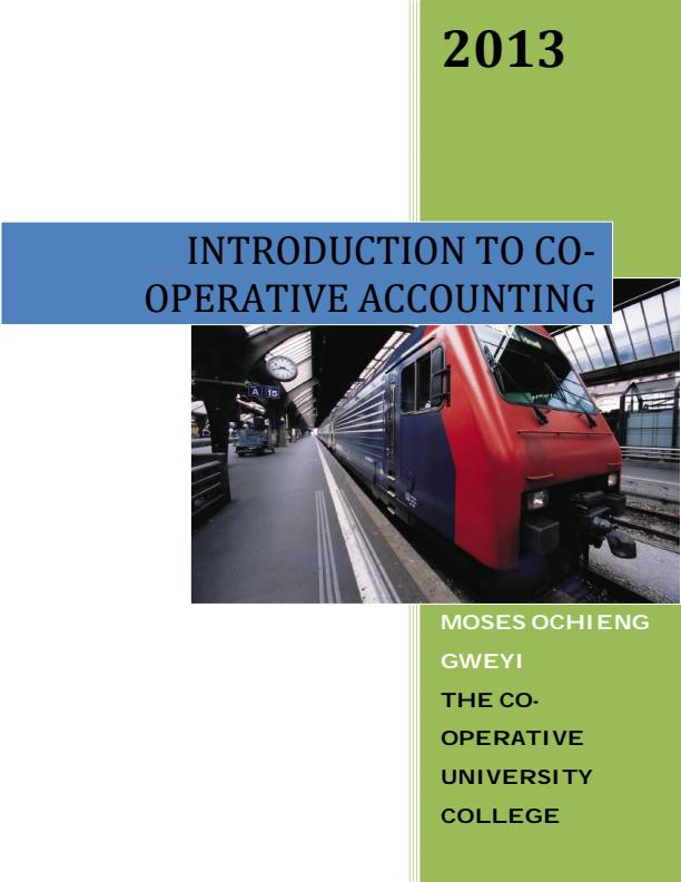 Page 1 – Cooperative Accounting Notes – Kenyaplex