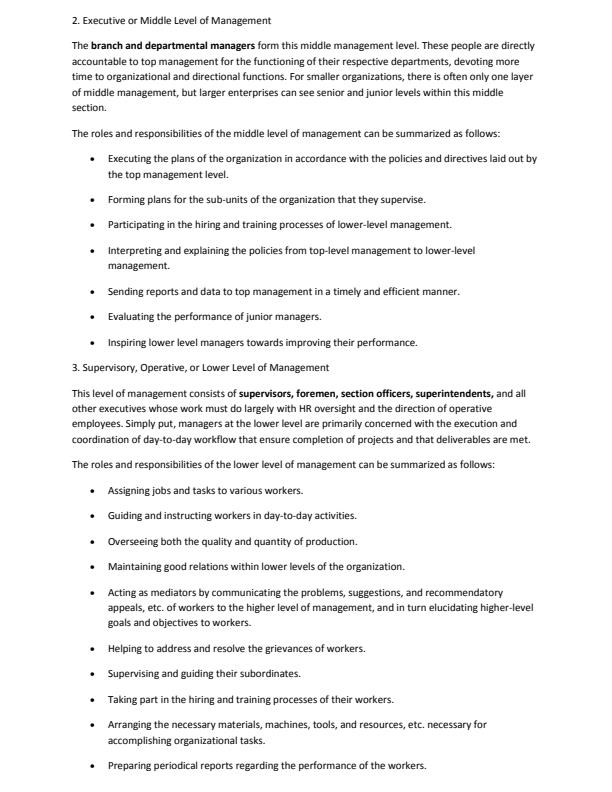 Page 3 – Fundamentals of Management Notes – Kenyaplex