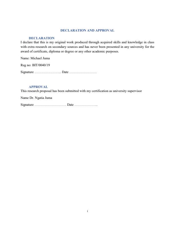 Page 2 – Complaints and Suggestion Information System Project Documentation – Kenyaplex