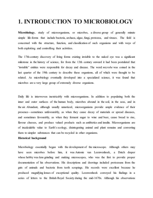 Page 2 – Food Microbiology and Parasitology Notes – Kenyaplex