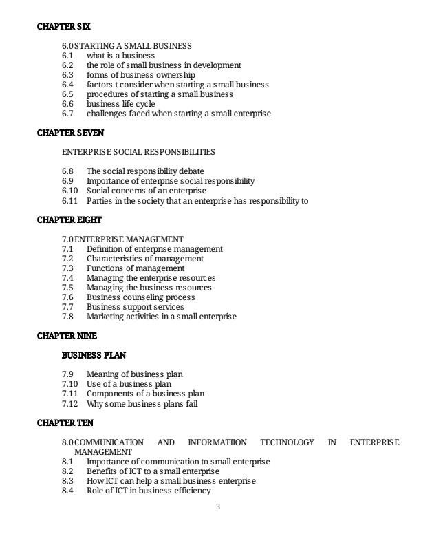 Page 2 – Entrepreneurship Notes Module 1 – Kenyaplex