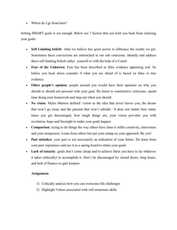 Page 4 – Diploma in Information Communication Technology: Introduction to Life Skills Notes – Kenyaplex