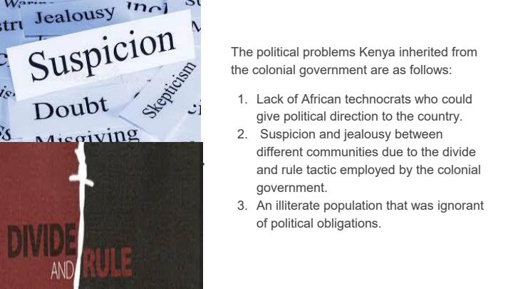 Page 3 – Social, Economic and Political Developments in Kenya since Independence PowerPoint Notes – Kenyaplex