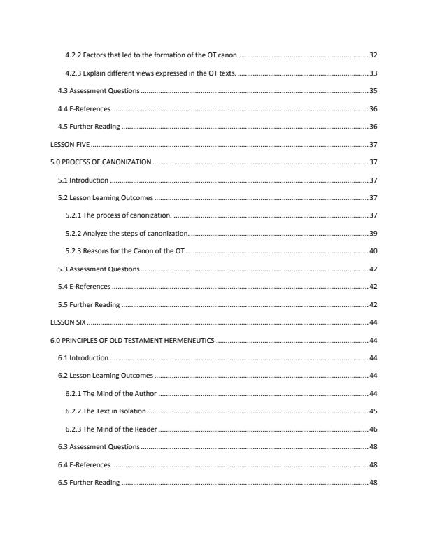 Page 3 – ARE 351: Old Testament Hermeneutics – Kenyaplex