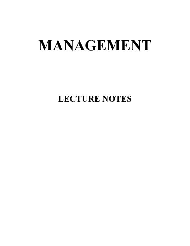 Page 1 – Management Notes For Diploma in Human Resource Management – Kenyaplex