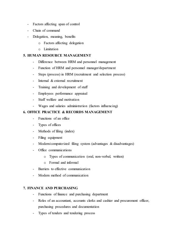 Page 3 – Management Notes For Diploma in Human Resource Management – Kenyaplex