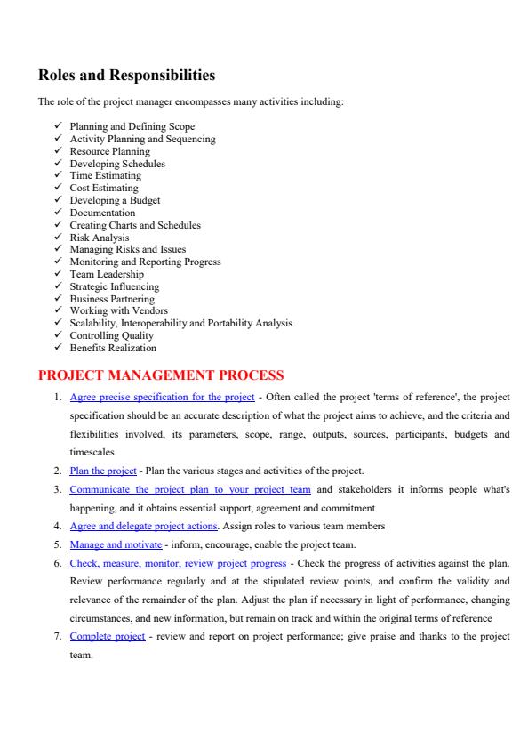 Page 2 – Diploma in ICT: Project Management Notes – Kenyaplex