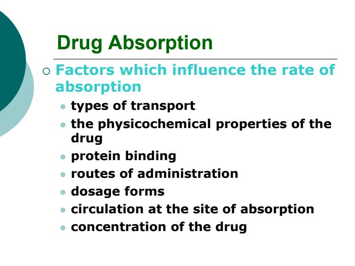 Page 3 – Pharmacology: Routes of Drug Administration  – Kenyaplex