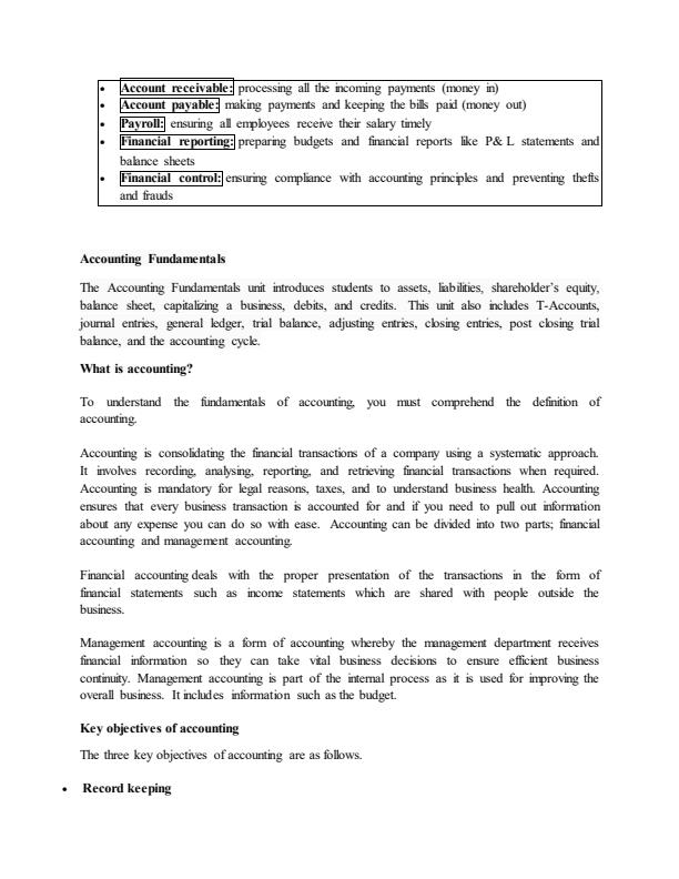 Page 4 – Diploma in Project Management: Financial Accounting Notes – Kenyaplex