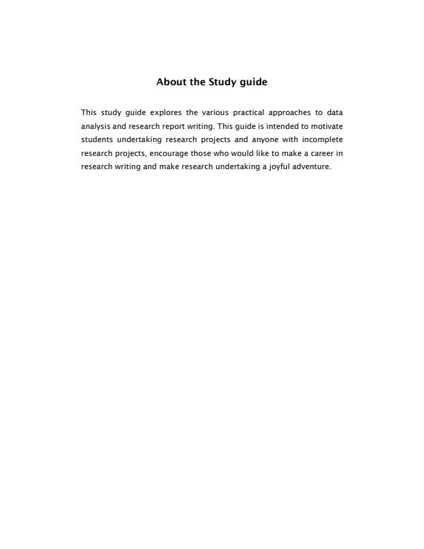 Page 2 – Data Analysis and Research Reporting: A Practical Guide  – Kenyaplex