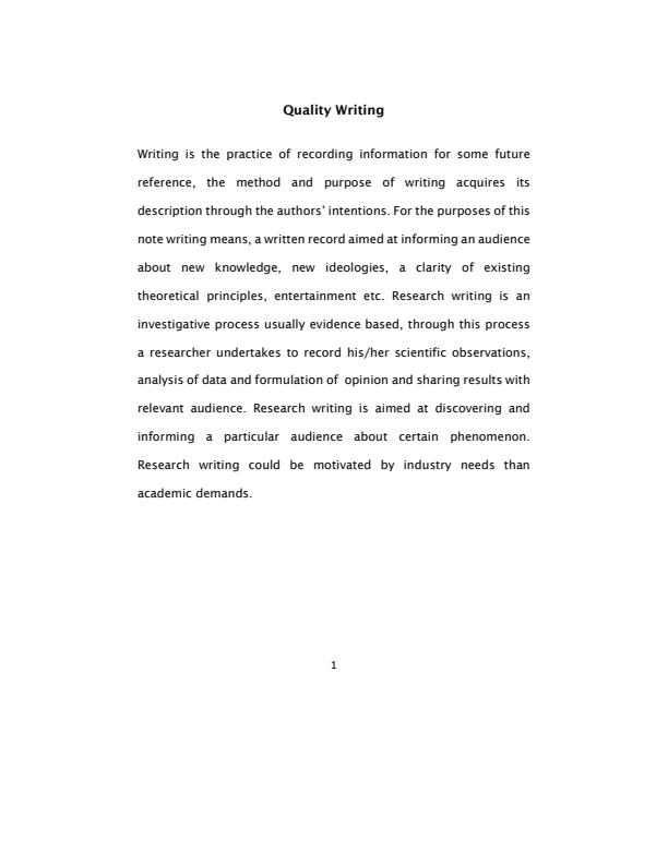 Page 3 – Quality Writing, Publication and Funding Notes – Kenyaplex