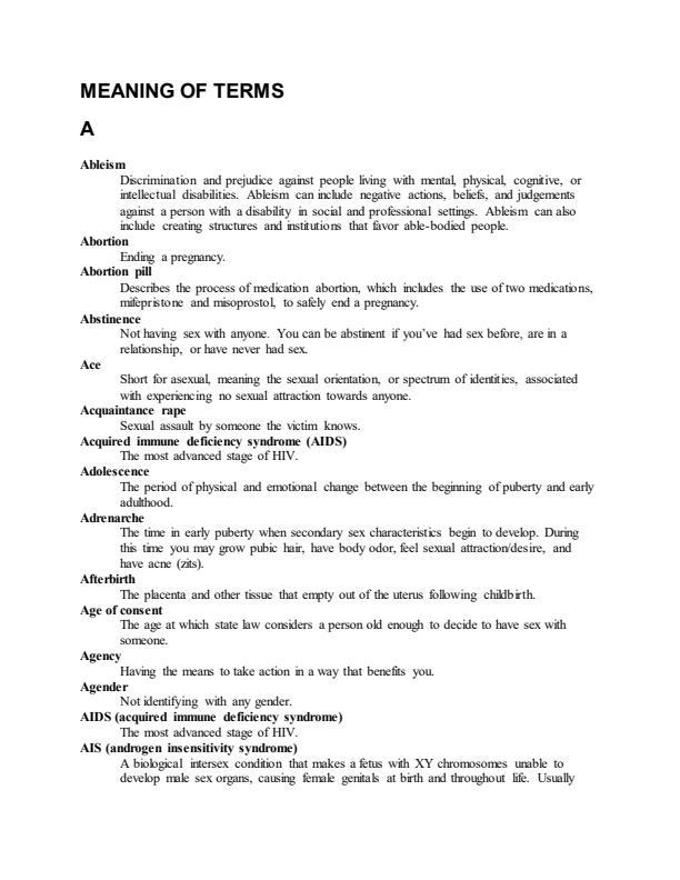 Page 1 – Sexual and Reproductive Health Notes – Kenyaplex