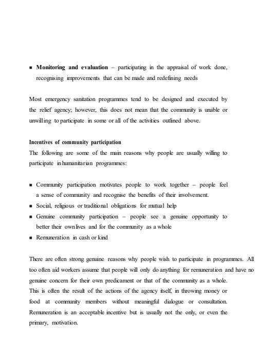 Page 2 – Community Participation and Motivation in Healthcare Programmes Notes – Kenyaplex