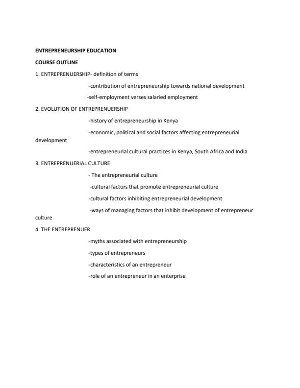 Diploma in Electrical and Electronics Engineering Entrepreneurship