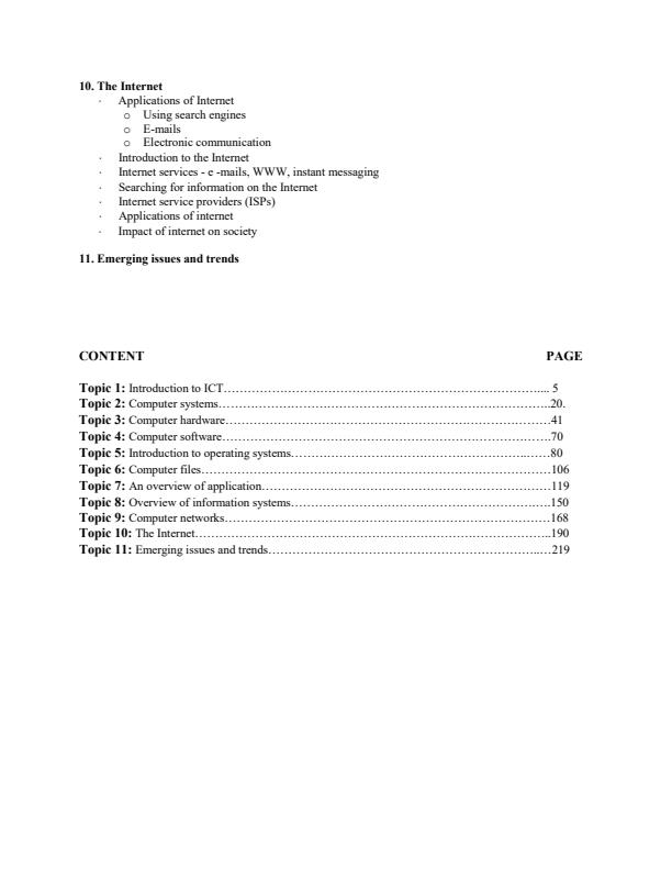 Page 3 – Papers 6 - Information Communication Technology - KSNEB Lecture Notes – Kenyaplex