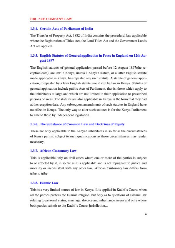 Page 4 – HBC 2306: Company Law Notes – Kenyaplex