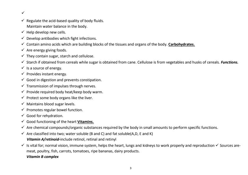 Page 3 – Diploma in Primary Teacher Education: Home Science Notes – Kenyaplex