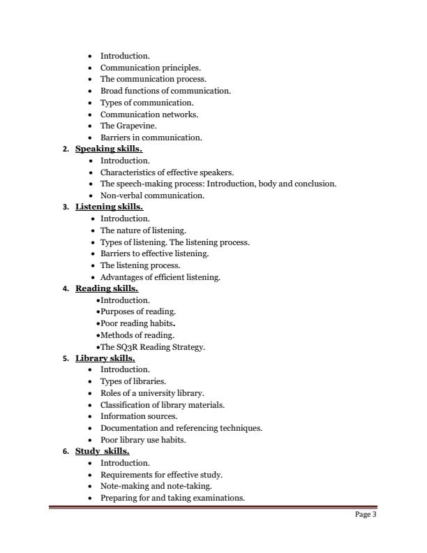 Page 3 – COMM 101: Communication Skills Notes – Kenyaplex