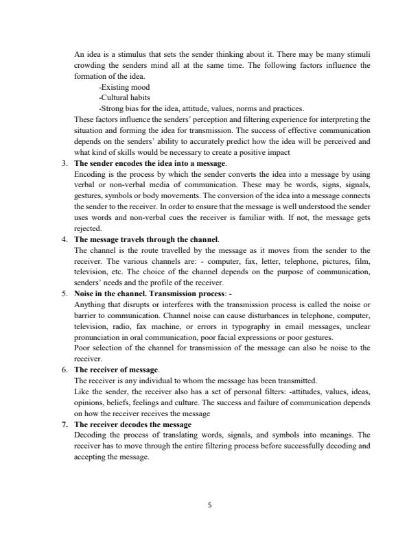 Page 1 – UCC 111: Principles and Process of Communication Notes – Kenyaplex