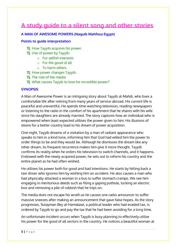 silent song essays pdf free download