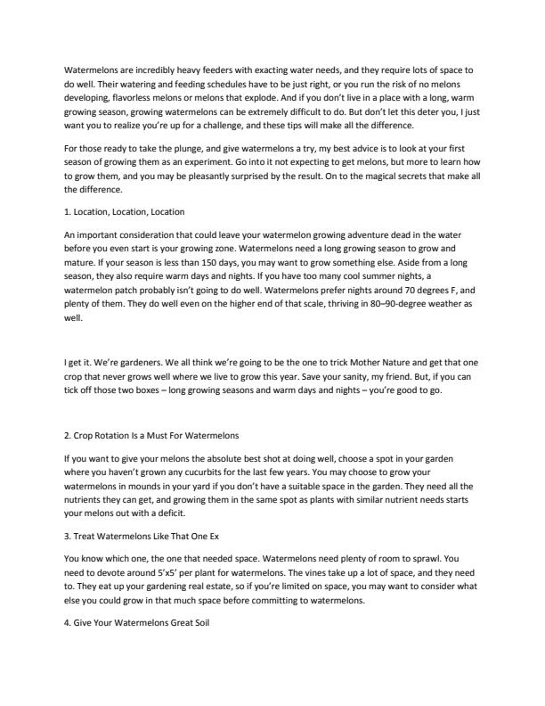 Page 2 – Watermelon Guide for First Timer – Kenyaplex