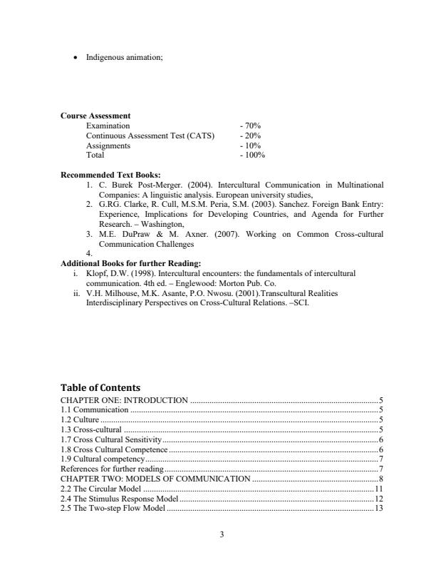 Page 3 – BJL1203: Communication and Culture Notes – Kenyaplex