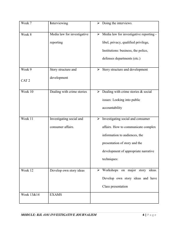 Page 3 – BJL4101: Investigative Journalism Notes – Kenyaplex