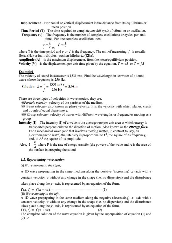 Page 3 – SPH 103: Waves and Optics Notes – Kenyaplex