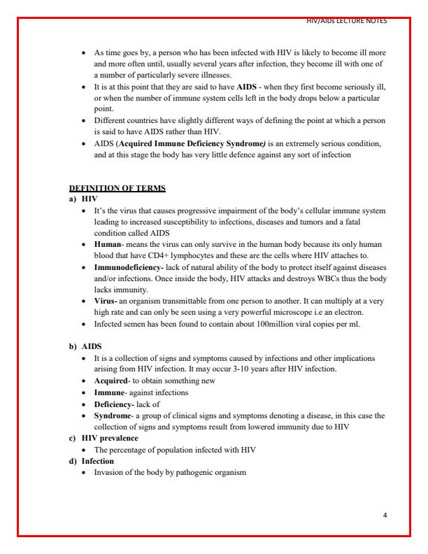 Page 2 – UCU 101: HIV/Aids Notes – Kenyaplex