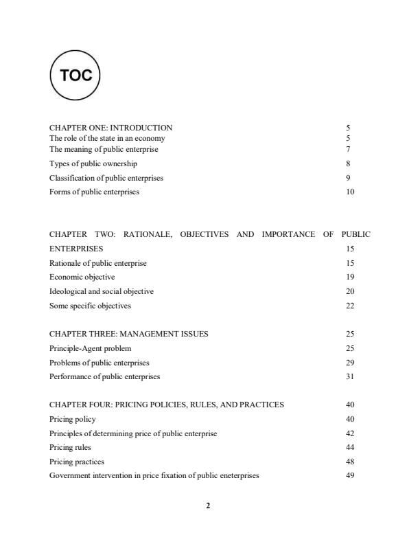 Page 1 – EAE 404: Economics of Public Enterprises Notes – Kenyaplex