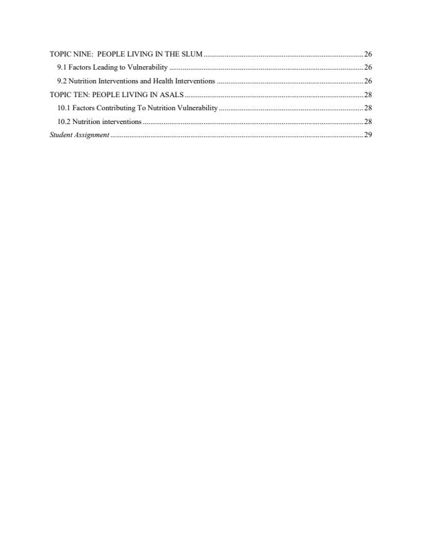 Page 3 – CND 205: Nutrition for Vulnerable groups – Kenyaplex