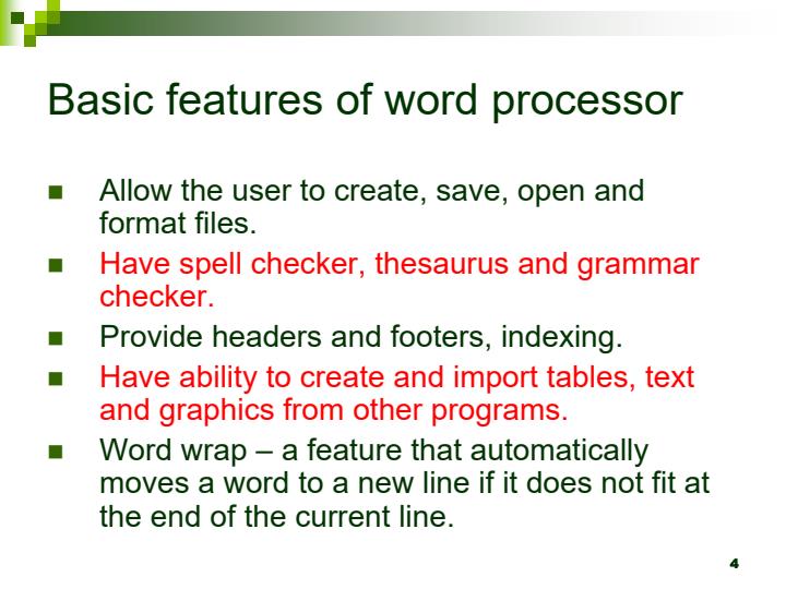 Page 2 – Form 2 Computer Studies Chapter 1 - Word Processor Notes – Kenyaplex
