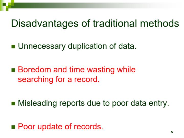 Page 4 – Form 2 Computer Studies Chapter 3 - Databases Notes – Kenyaplex