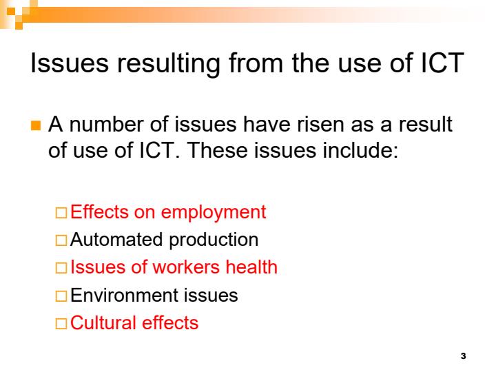 Page 3 – Form 4 Computer Studies Chapter 3 - Impact of Information and Communication Technology (ICT) on The Society Notes – Kenyaplex