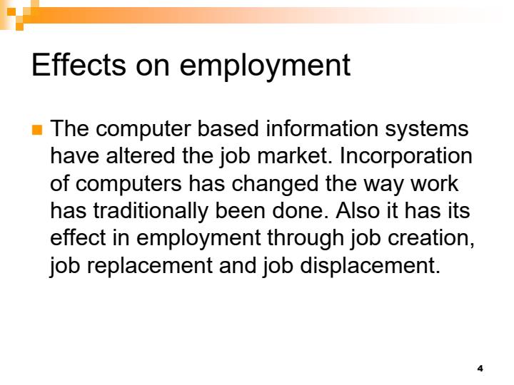 Page 4 – Form 4 Computer Studies Chapter 3 - Impact of Information and Communication Technology (ICT) on The Society Notes – Kenyaplex