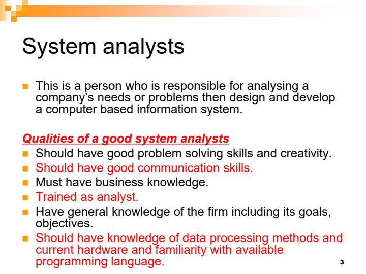 Page 3 – Form 4 Computer Studies Chapter 4 - Career Opportunities in Information and Communication Technology (ICT) Notes – Kenyaplex