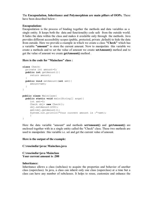 Page 2 – Java Programming First Year Notes – Kenyaplex