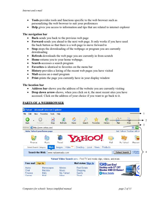 Page 2 – 2024 Computer Packages: Internet and Email Training Manual - Notes – Kenyaplex