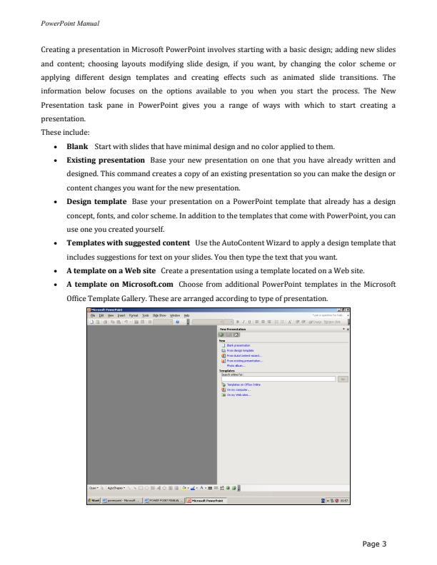 Page 2 –  New Computer Packages: Microsoft PowerPoint Training Manual - Notes – Kenyaplex