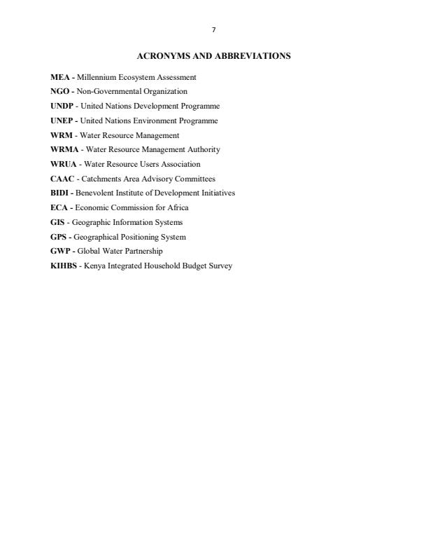 Page 4 – Effects of land use on water resource availability in Kenya: a case study of Cherangani sub-catchment (water tower). – Kenyaplex