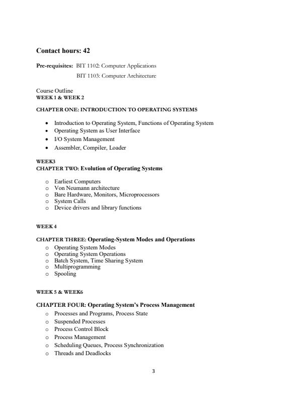 Page 2 – lBIT 2104: Operating Systems Notes – Kenyaplex