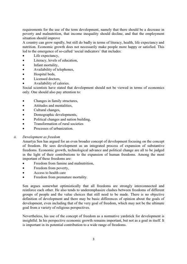 Page 2 – BUCU 003: Development Studies Notes – Kenyaplex