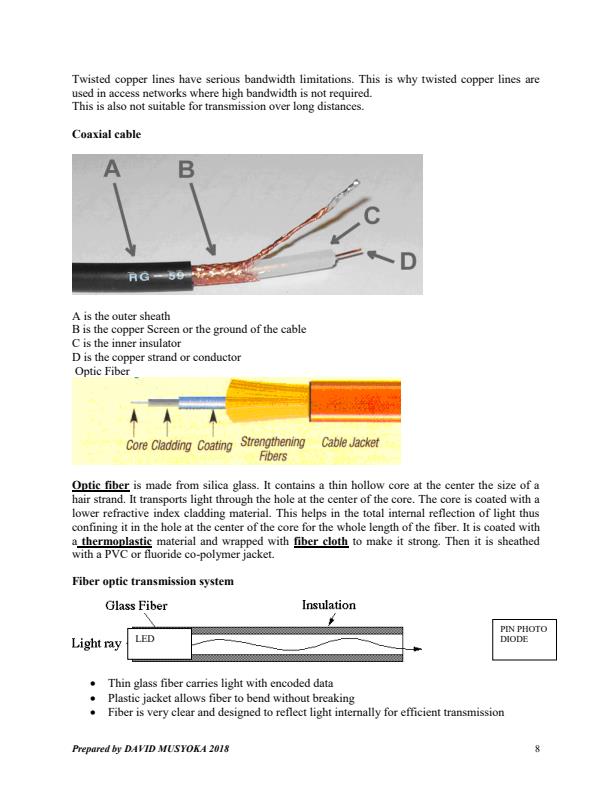 Page 2 – Data Communication and Networks Notes – Kenyaplex