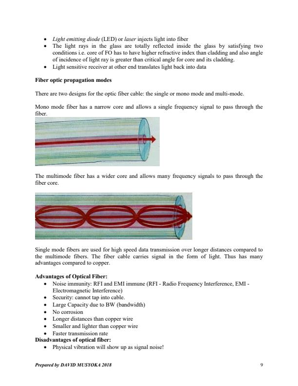 Page 3 – Data Communication and Networks Notes – Kenyaplex