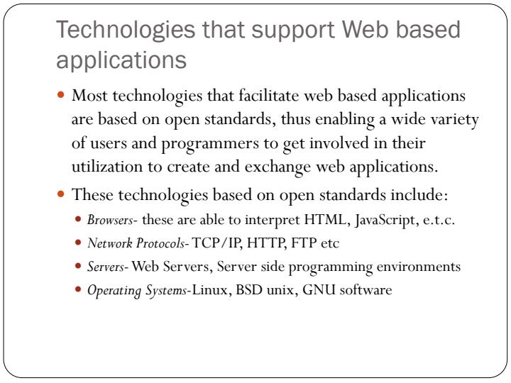 Page 2 – Application Programming For The Internet Notes – Kenyaplex