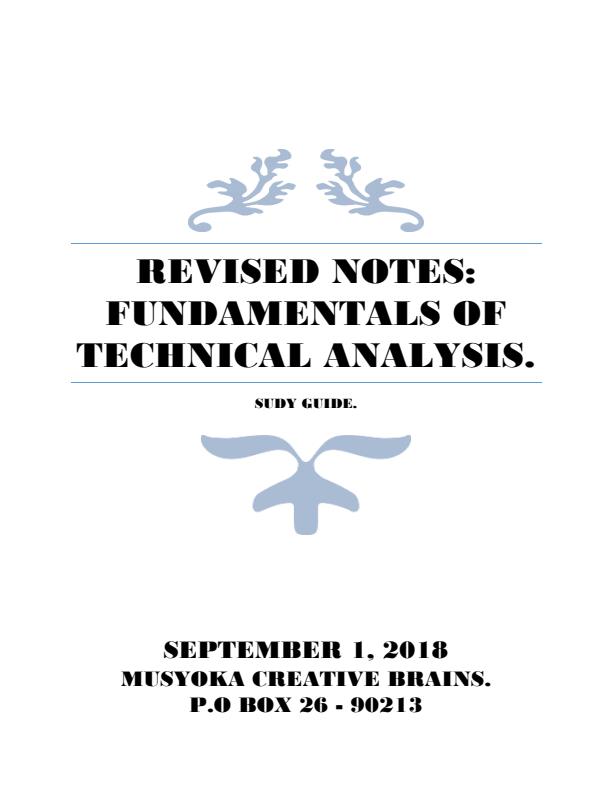 Page 1 – Fundamentals of Technical Analysis – Kenyaplex