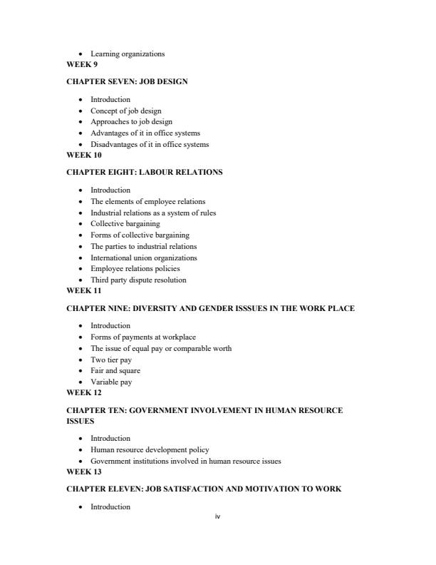 Page 3 –  PAM 503: Human Resource Management Notes – Kenyaplex