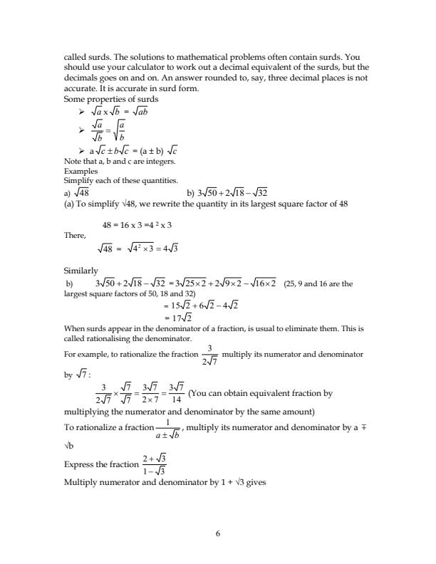 Page 4 – BMA 1106: Foundations of Mathematics Notes – Kenyaplex